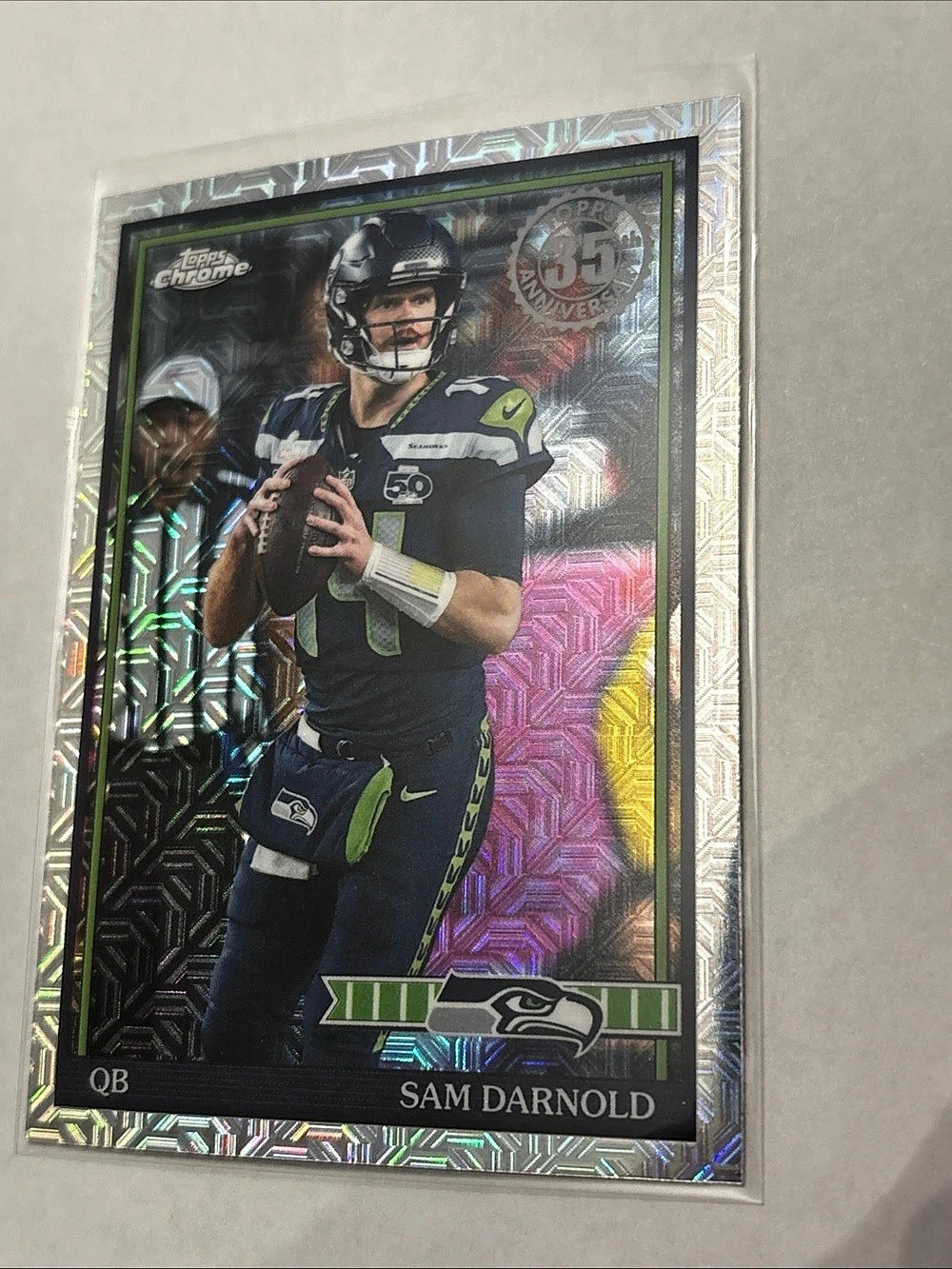 Topps 2026 Topps Chrome 35th Anniversary Football cards Football Trading Cards